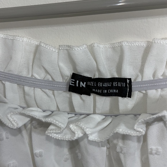 White Mini Dress - Picture 2 of 3